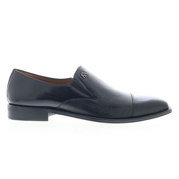 Mezlan Mens Milani Cap Toe Slip On Black Shoes (NWT)